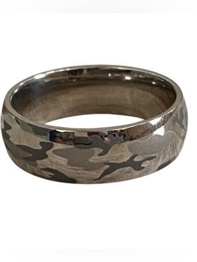 RGC titanium men’s camouflage band ring